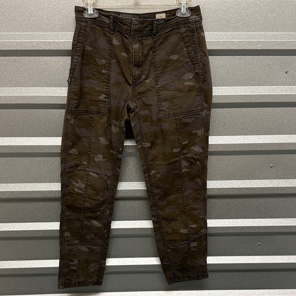Anthropologie Women’s THE WANDERER Army Camo Pant Size 28 Streetwear Casual‎